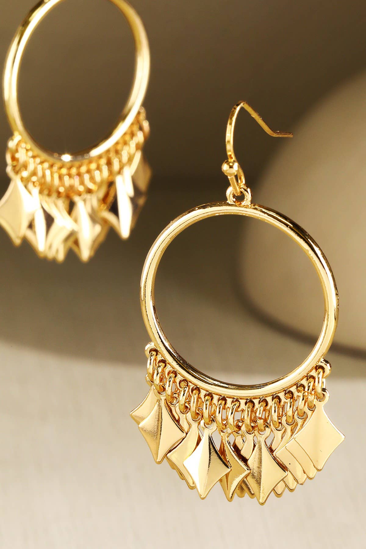 Hoop Earring With Charms