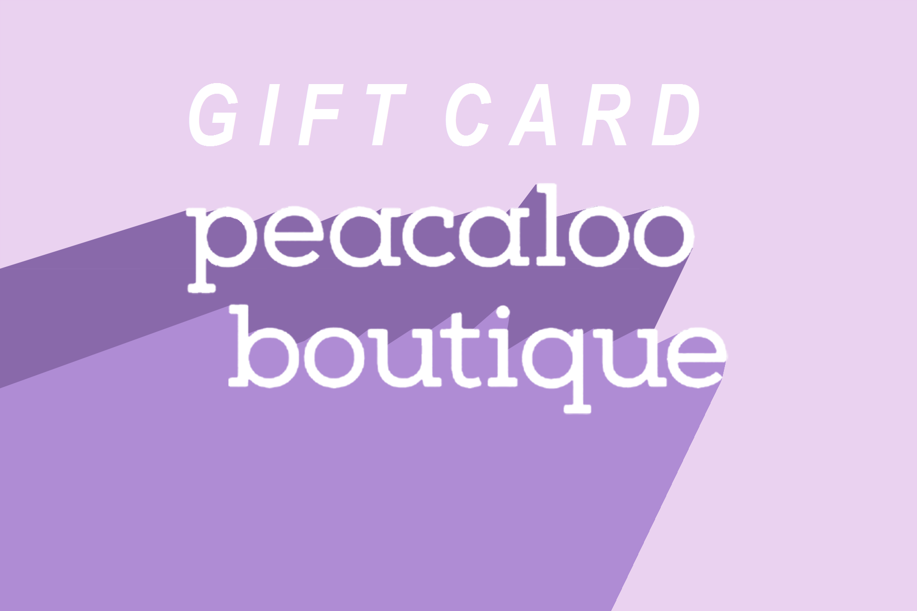 PEACALOO GIFT CARD