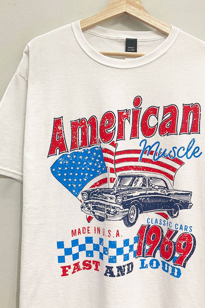 American Muscle Graphic Tee