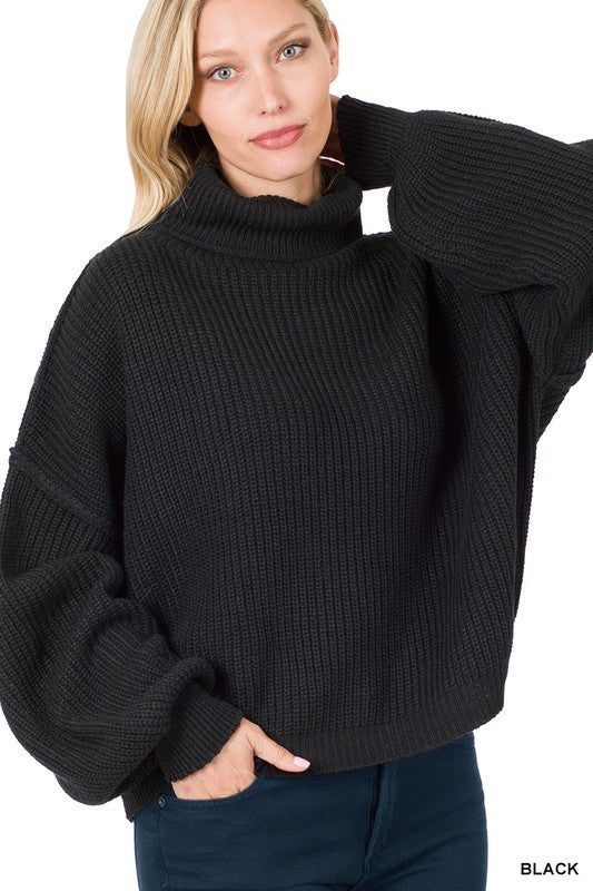 Doorbuster - Oversized Turtleneck Sweater