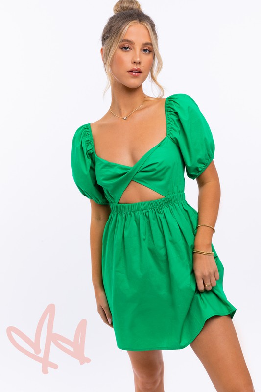 Taylor Twisted Front Dress