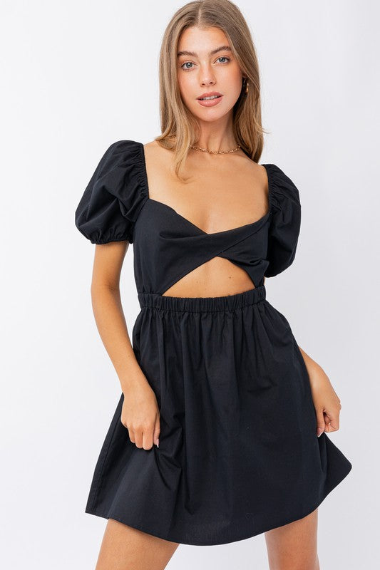 Taylor Twisted Front Dress