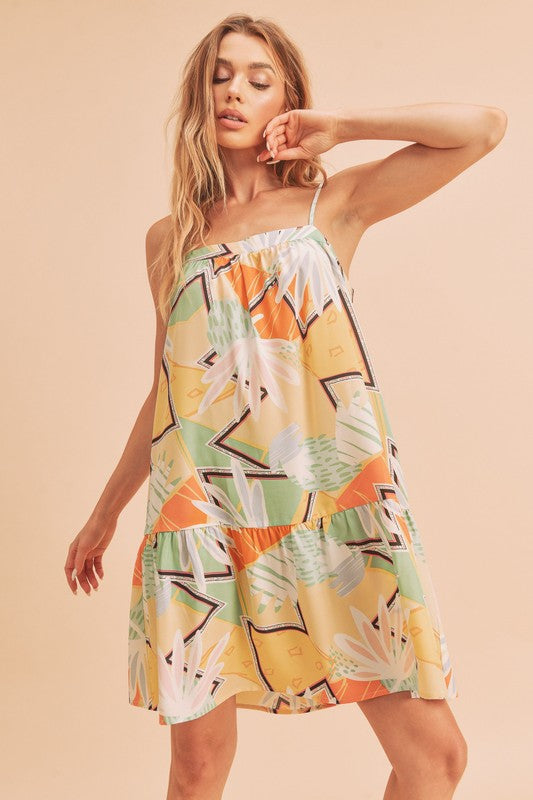 Abstract Summer Dress