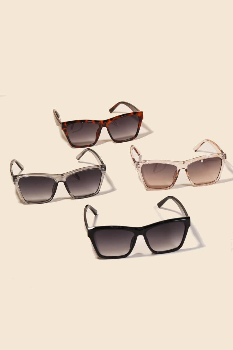 Chic Acetate Frame Sunglasses