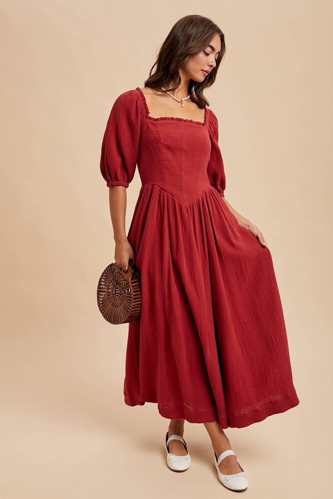 Darling Square Nek Maxi Dress