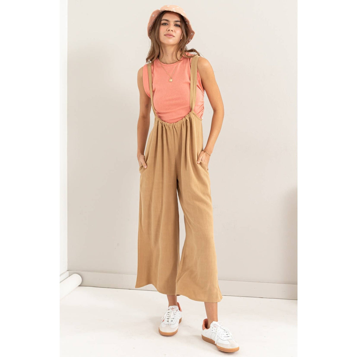 Linen Overall Jumpsuit