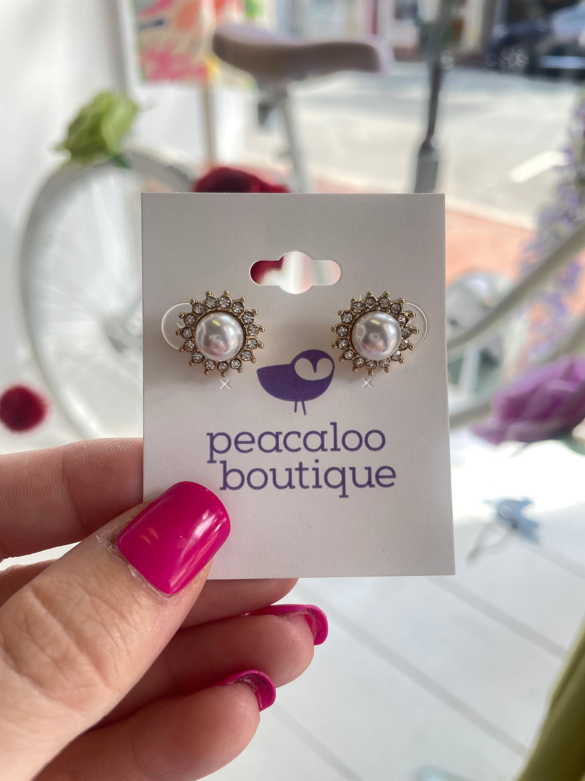 Pearl Stud Earrings