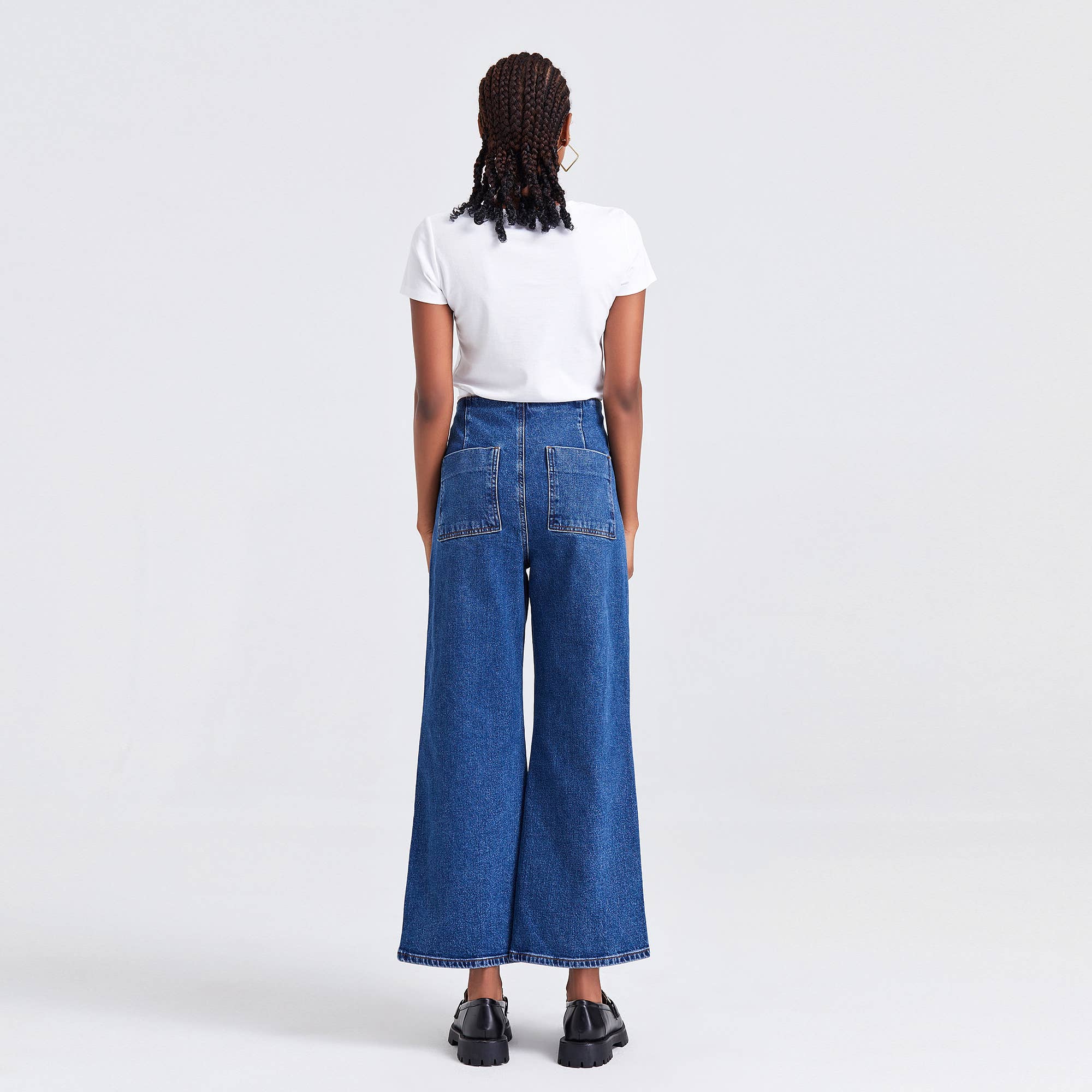 High Rise Button Fly Wide Leg Jeans – PEACALOO BOUTIQUE