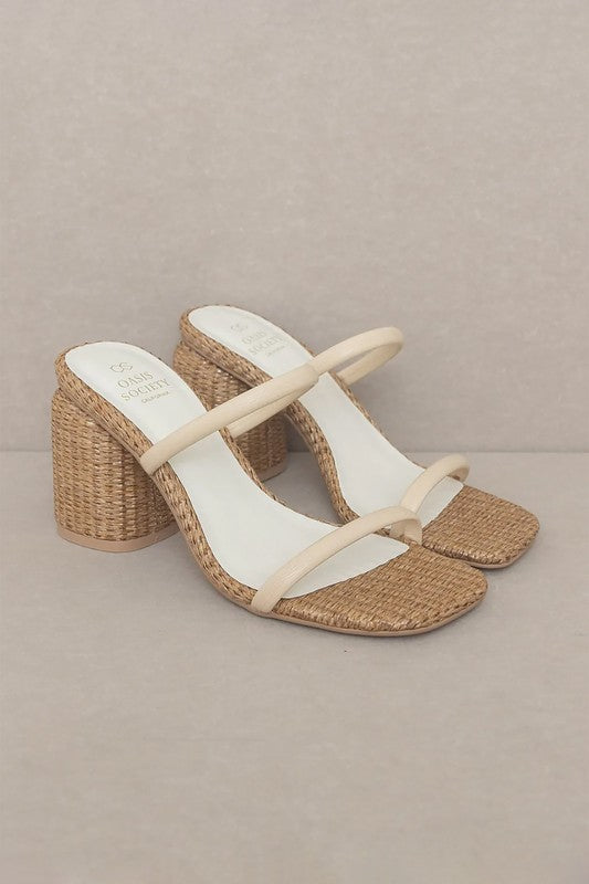 Margaret Raffia Heels