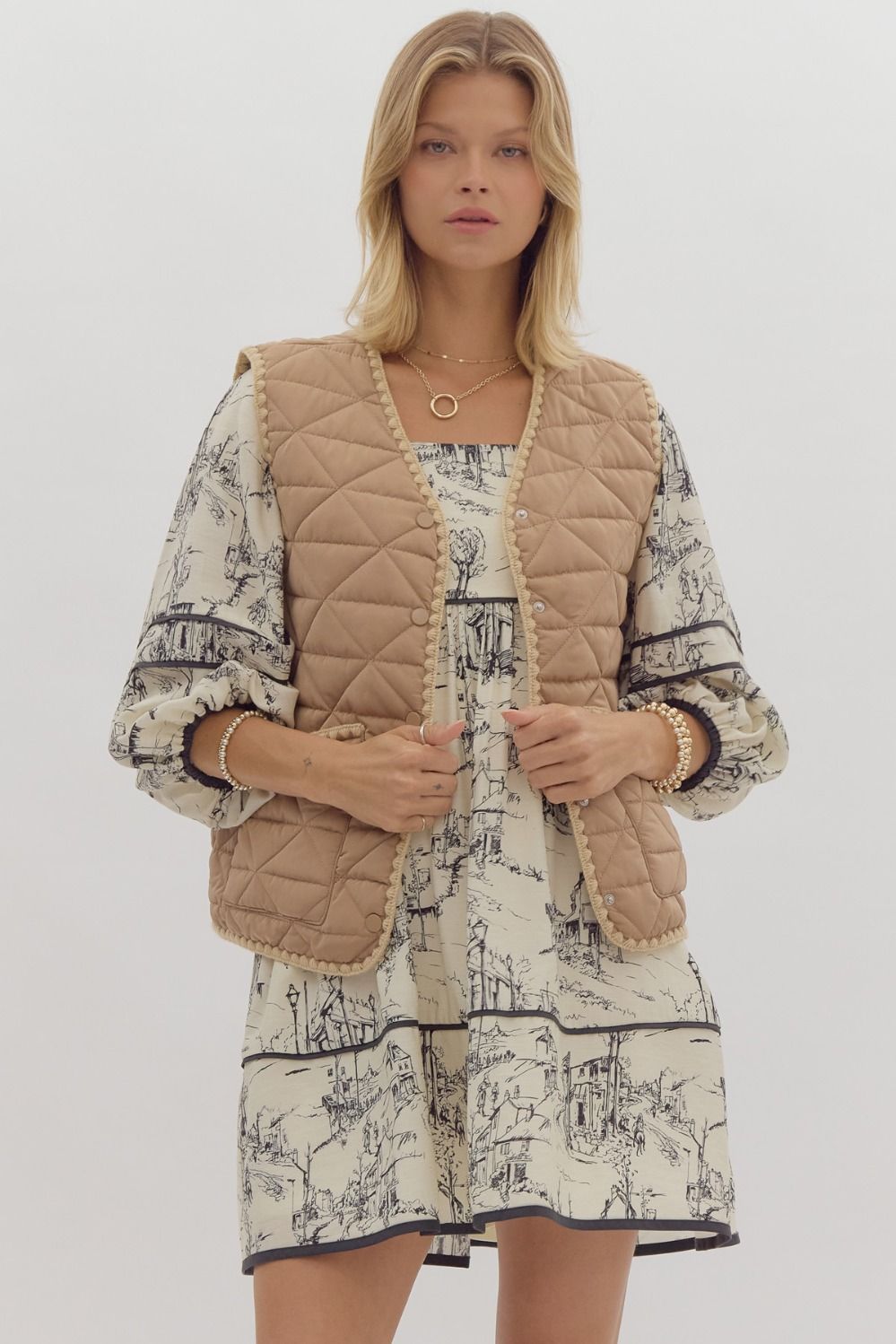 Paisley Quilted Vest