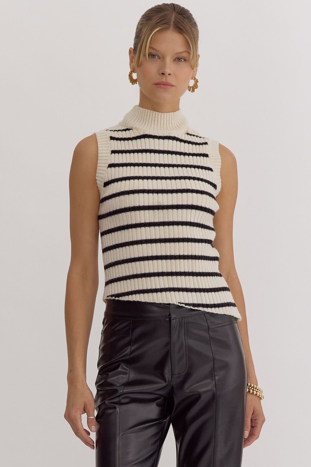 Ellie Stripe Sweater Tank